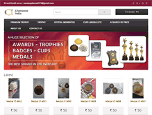 Tablet Screenshot of indiantrophy.com